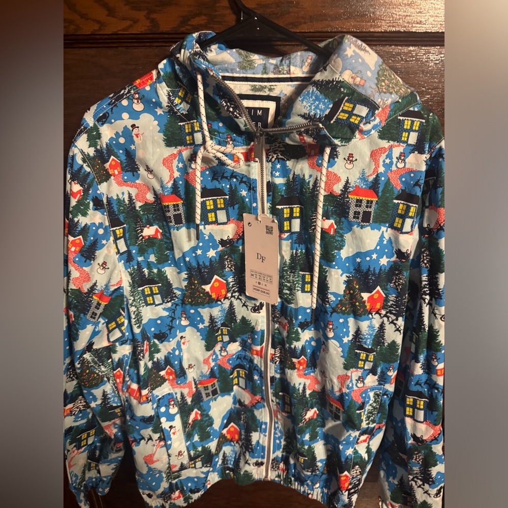 Denium and Flower, Festive Holiday Jacket, NWT